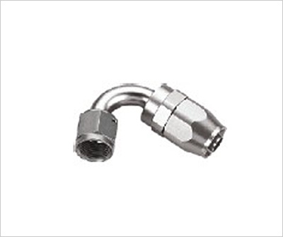Hard Anodized Swivel Hose End 120°