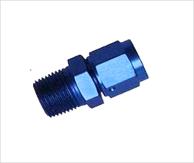 STRAIGHT FEMALE AN SWIVEL TO MALE NPT