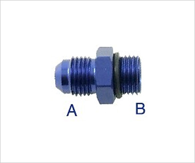 AN ADAPTER WITH O-RING