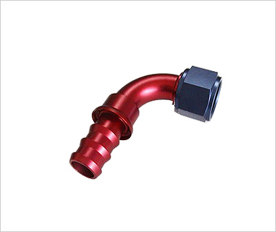 Push-On Hose End -90°