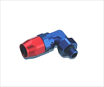 FORGED HOSE END MALE PIPE THREADS 90°